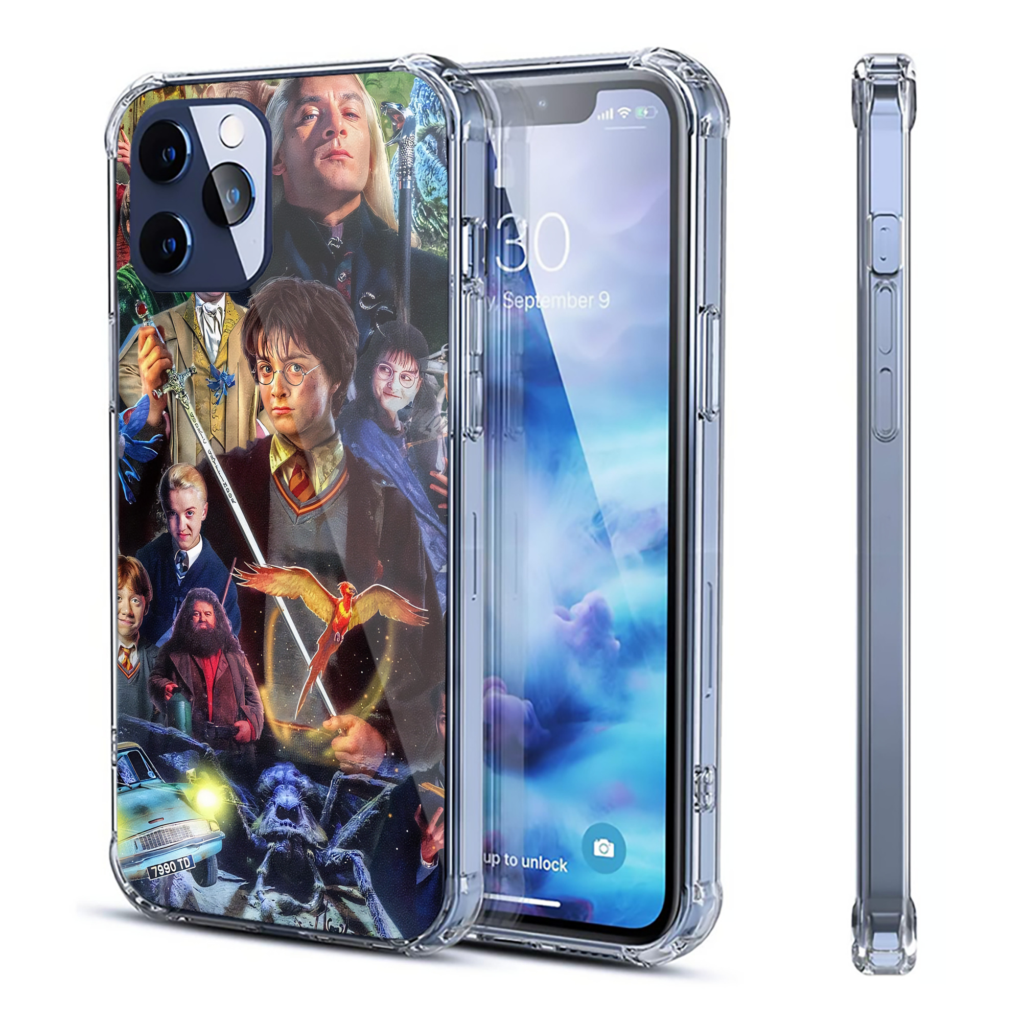 （画像用） Harry Potter ハリー・ポッターシリーズ 【iPhone 12シリーズ対応】透明スマホケース（クリアソフトケース）